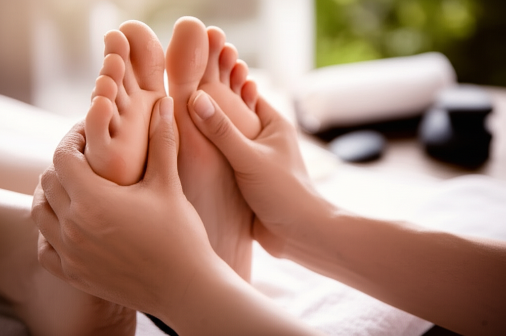 Masáž chodidiel