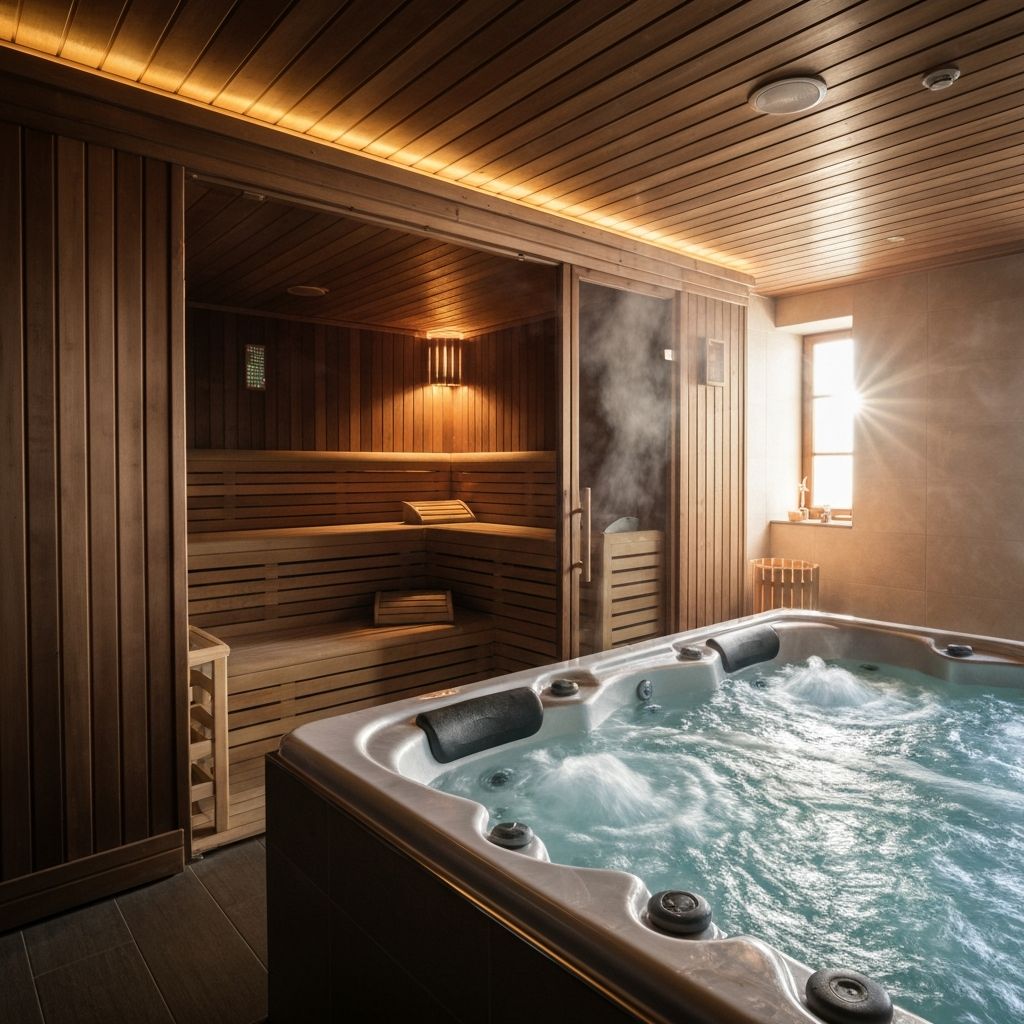 Sauna & Jacuzzi